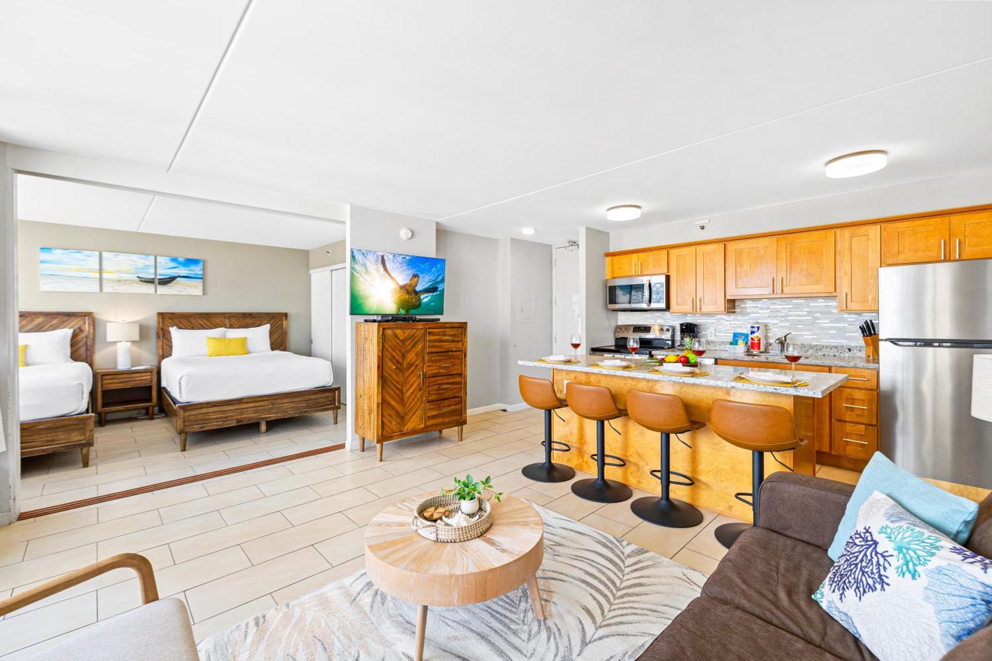 Great Ocean View Condo, Near Beach With Free Parking! 호놀룰루 외부 사진