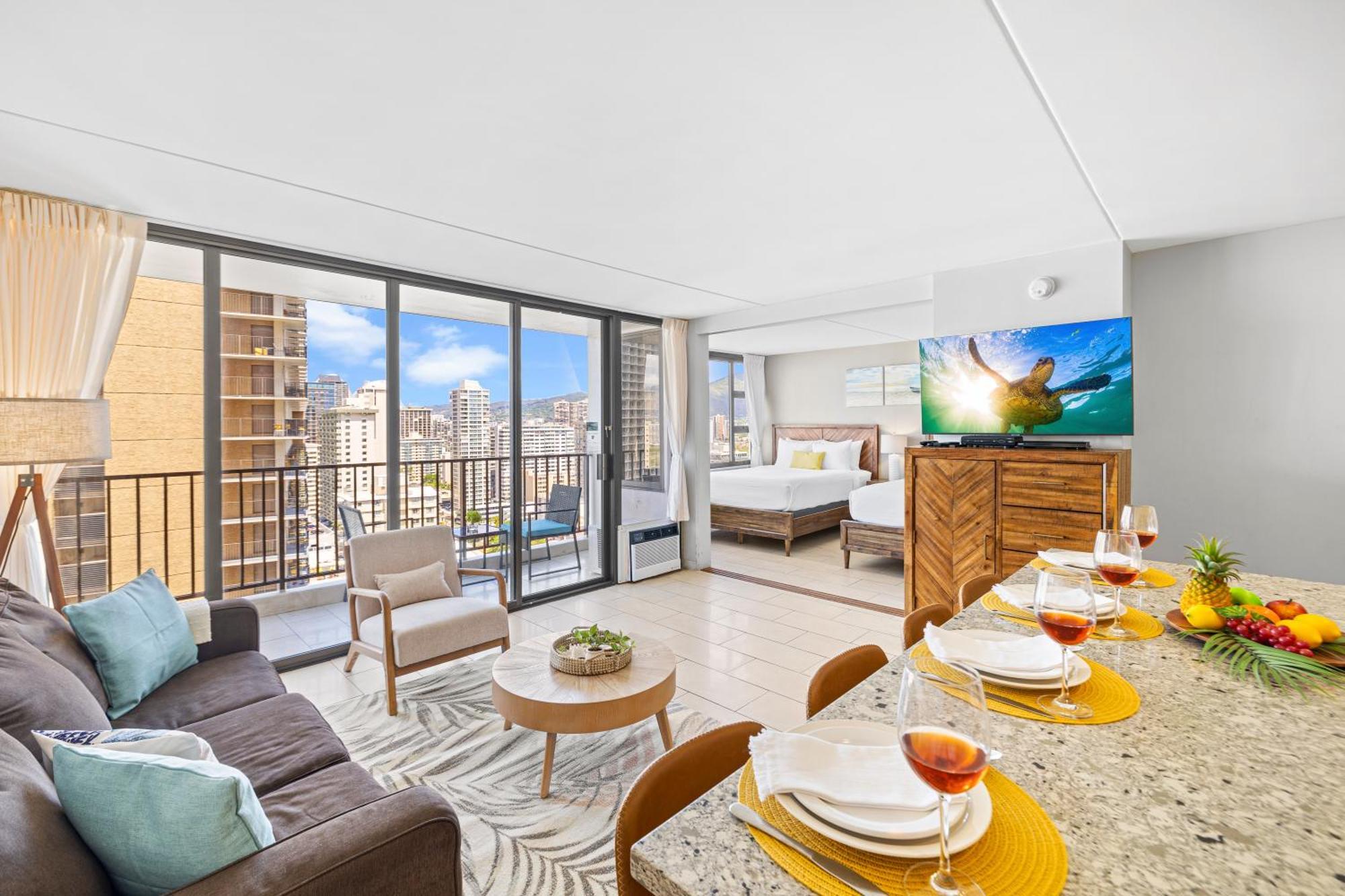 Great Ocean View Condo, Near Beach With Free Parking! 호놀룰루 외부 사진